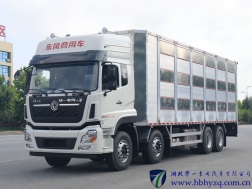 東風(fēng)天龍VL國(guó)五鋁合金畜禽運(yùn)輸車